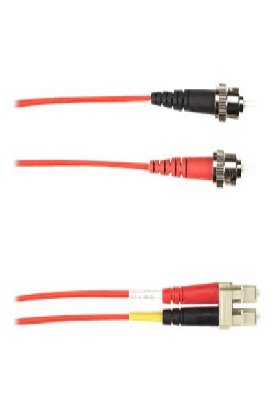 Black Box patchkabel - ST multi-mode (hane) till LC multi-mode (hane) - FOLZH62-005M-STLC-RD