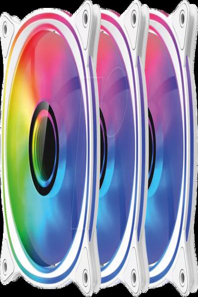 LC-POWER FAN 120*120*25 LC-CF-120-ARGB-KIT-W ARGB W - LC-CF-120-ARGB-KIT-W