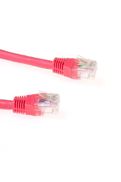 ACT Red 1.5 meter LSZH U/UTP CAT6 patch cable with RJ45 connectors - 1.5 m - RJ-45 - RJ-45 - Red