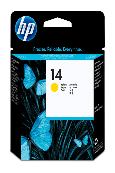 HP C4923AE Yellow Printhead: 4pl - C4923AE