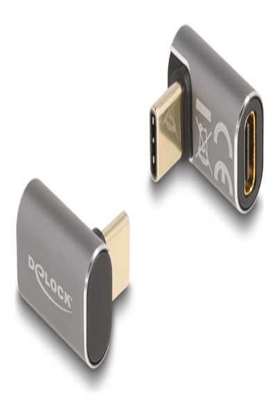 Delock USB-adapter - 24-pins USB-C (hane) vinklad till 24-pins USB-C (hona) - 60054
