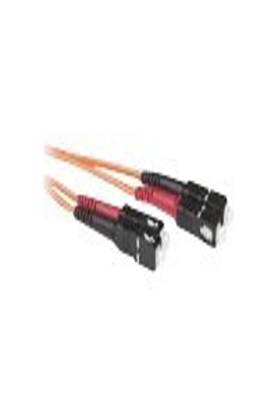 ACT 15 meter LSZH Multimode 62.5/125 OM1 fiber patch cable duplex with SC connectors - 15 m - SC - SC