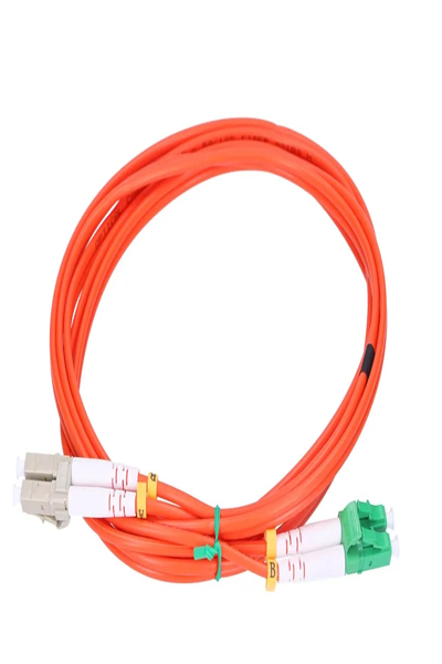 Cordon de brassage duplex OM2 multimode LC/UPC-LC/APC Extralink 2 m