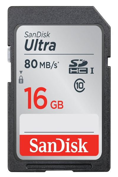 SanDisk Ultra Flash-minneskort - SDSDUNC-016G-GN6IN