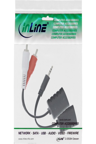 Câble audio RCA en ligne sur LAN / Ethernet / RJ45 max. 50 m, ensemble complet