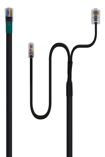 EPOS Sennheiser 1000755 - 2 x RJ-45 - RJ-11 - Noir - Mâle - Mâle