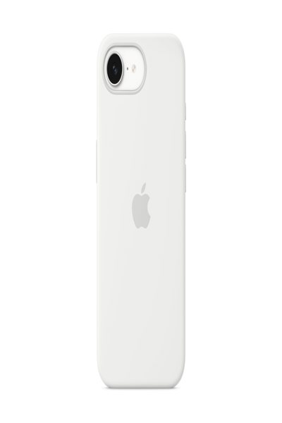 Apple iPhone 16e Silicone Case White