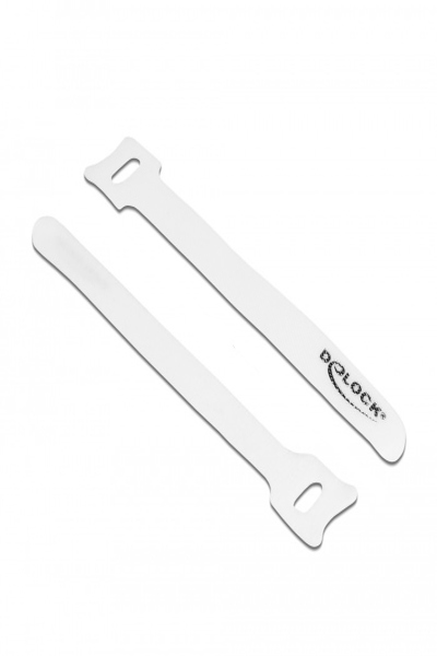 Serre-câbles Delock - 15 cm - blanc (lot de 10)