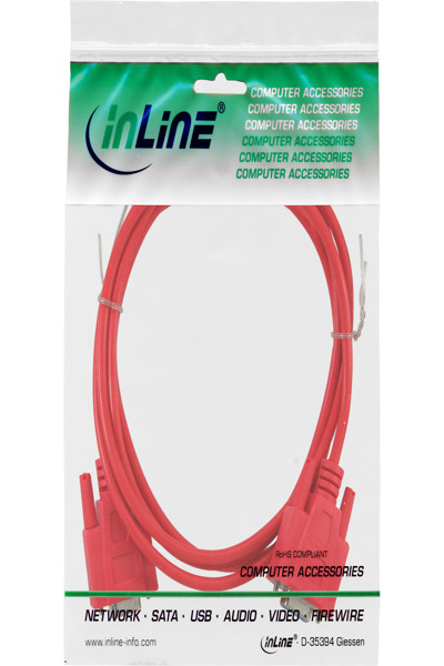Câble null modem InLine DP9 femelle vers femelle 2 m