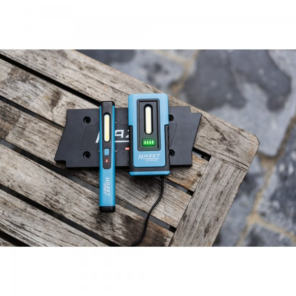 HAZET 1979NW/3 LED noir/bleu, pile IP65 IK09