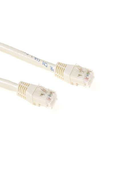 ACT Ivory 1.5 meter U/UTP CAT6 patch cable with RJ45 connectors - 1.5 m - Cat6 - Ivory