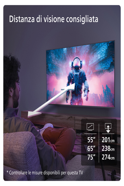 Philips 55PML8709 TV 55" 4K Ultra HD Smart Wi-Fi Grey - Flat Screen - 139.7 cm - 55PML8709
