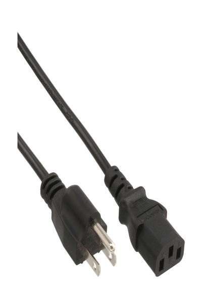 InLine power cable - Japan plug to IEC - black - 1.8m - 16658J