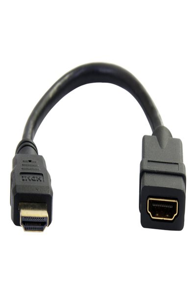 StarTech.com 6 inch HDMI Extension Cable 4K Black