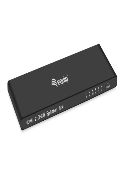 Equip 332717 4x HDMI noir