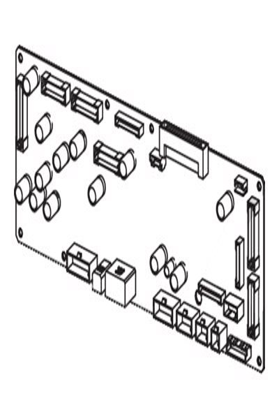 Lexmark SVC Card X95x lower engine PCBA