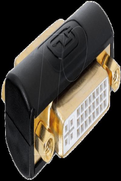 Delock DVI-könsväxlare - DVI-I (hona) till DVI-I (hona) - 65225