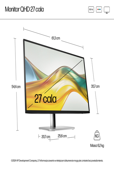Buy HP SERIES 5 PRO QHD MONITOR 527PQ PVC FREE