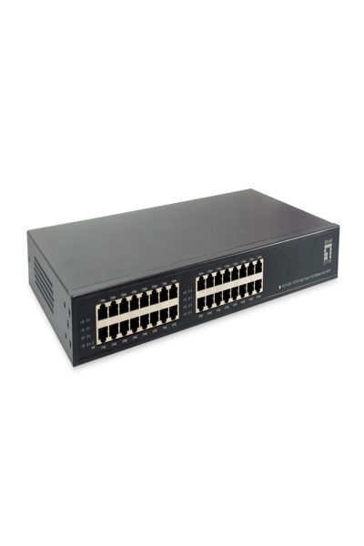 LevelOne POH-1620 16-Port High Power PoE Midspan Hub with 400W Output - POH-1620