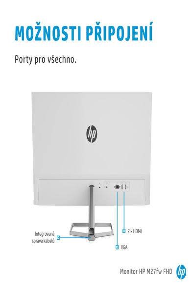 HP 27 L M27fw 27" bildskärm - 2H1A4AA#ABB