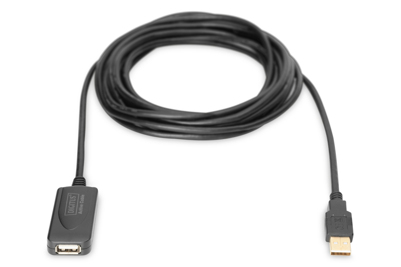 DIGITUS USB 2.0 Active Förlängningskabel 5m - DA-70130-4