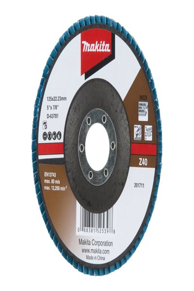 Makita D-63781 - Grinding disc - Flat centre - Makita - 2.22 cm - 12.5 cm - 80 m/s