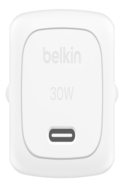 Belkin 30W USB PD Wall Charger with PPS WHT - WCA008KQWH