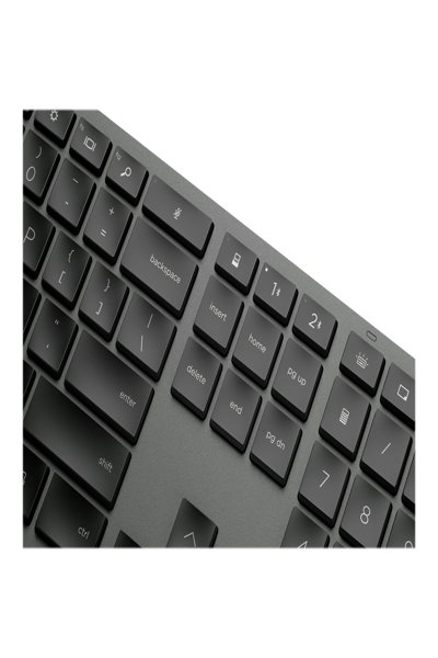 HP Dual Mode 975 - Tastatur - hinterleuchtet - Bluetooth - Deutsch - für HP 255 G9, EliteBook x360, Pro x360, ProBook 445 G9, 45X G9, ZBook Power G9, Studio G9 - 3Z726AA#ABD