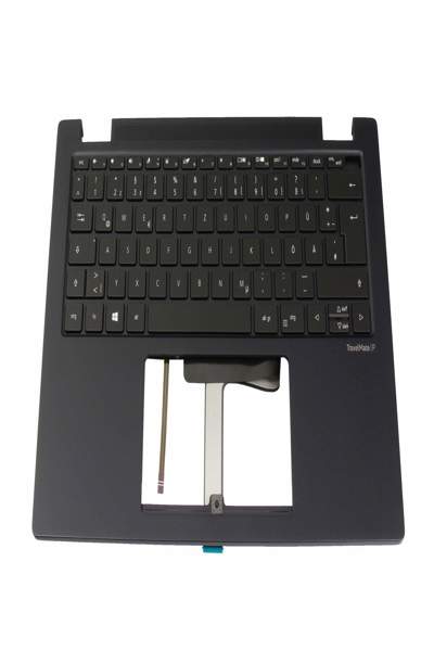 Acer CL7G00TY Keyboard including Topcase DE German black/black with - Keyboard