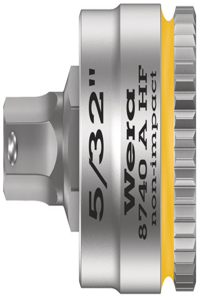 Wera 05003385001, Douille, 1/4", Impérial, 1 tête(s), 5/32", Acier au chrome-vanadium