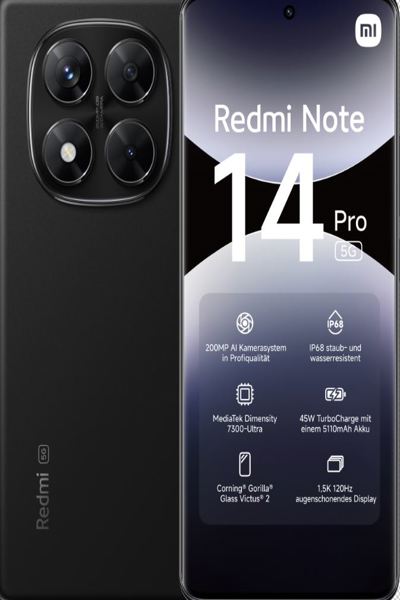 Deutsche Telekom Redmi Note 14 Pro 256 Go noir