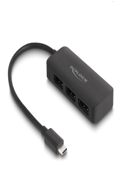 Delock USB Typ-C-splitter (DP Alt-läge) till 3 x DisplayPort MST 4K 60 Hz - 88041
