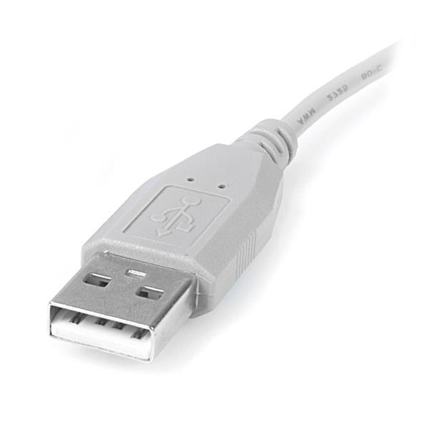 StarTech.com Mini USB2.0 A auf Mini B Kabel - USB-Kabel - USB Typ A, 4-polig (M) - Mini-USB, Typ B (M) - 15cm (USB/USB2.0) - Grau (USB2HABM6IN) - USB2HABM6IN