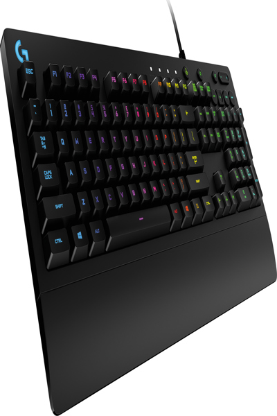 Logitech G G213 Prodigy Gaming Keyboard - Wired - USB - Mechanical - QWERTY - RGB LED - Black - 920-010847