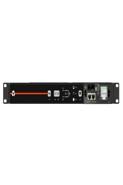 Vertiv VA4U21A0, Övervakad, 1U, Enfas, Horisontell, Svart, 12 AC-uttag - VA4U21A0