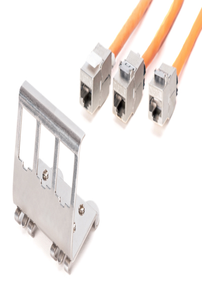 DIGITUS DIN rail adapter for 3x Keystone module - AN-25183