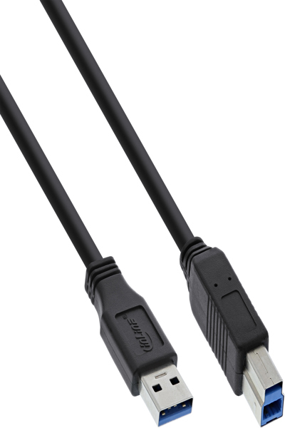 Câble USB 3.2 Gen.1 InLine A mâle/B mâle 1 m