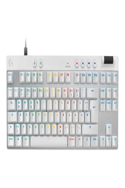 Logitech G PRO X TKL RAPID - Kabelgebunden - USB - Magnetic-mechanical key switch - QWERTZ - LED - WeiÃƒÅ¸ - Shop PRO X TKL RAPID Keyboard. Magnetisch-analoge - 920-013240