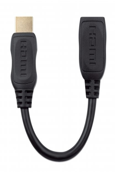 Câble d'extension HDMI Manhattan 20 cm 4K à 60 Hz