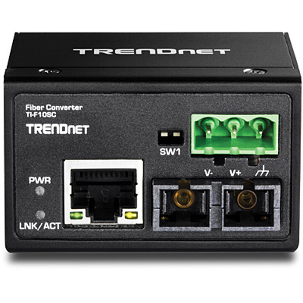 TRENDnet TI-F10SC Fiber Converter - 100Base-FX - MM - TI-F10SC