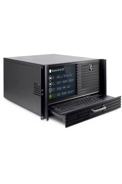 Inter-Tech 4U 4452-TFT - Rack - Server - Black - ATX - micro ATX - Mini-ITX - Steel - HDD - Power - 88887287
