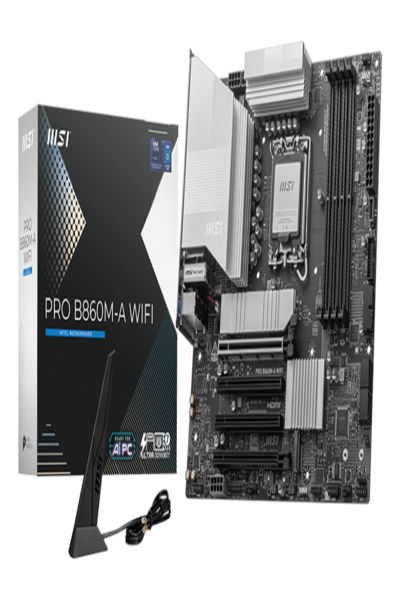MSI PRO B860M-A WIFI MOTHERBOARD INTEL B860 LGA 1851 MICRO ATX - PRO B860M-A WIFI