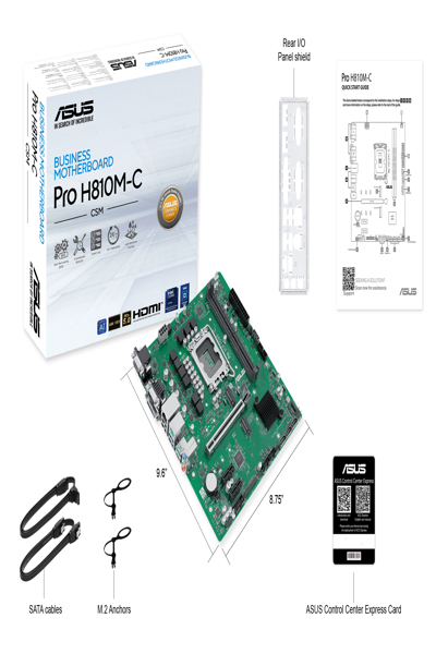 ASUS PRO H810M-C-CSM moderkort - 90MB1KHP-M0EAYC