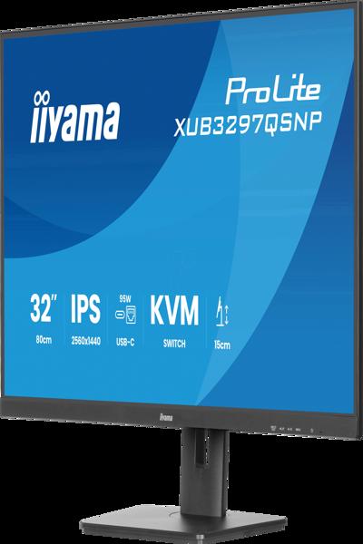 IIYAMA 32" IPS MONITOR USB-C D - XUB3297QSNP-B1