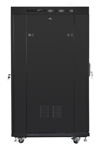 Lanberg RACKMOUNT 19" 600X800 SCHWARZ LCD PERFORIERTE TÃƒÅ“