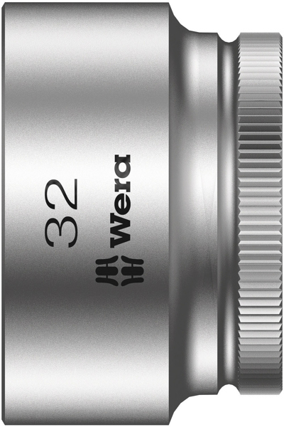 Wera 8790 HMC, 1 pièce(s), Hexagonale, 76,2 / 2 mm (3 / 2"), Acier au chrome-vanadium, Gris, ISO 2725