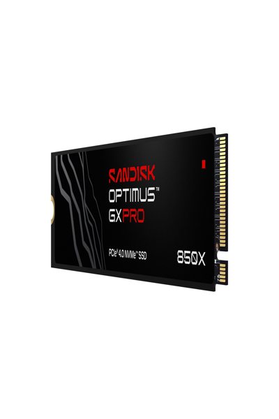 SanDisk Optimus GX PRO 850X - SSD - encrypted - 1 TB - internal - M.2 2280 S3-M (M.2 2280 S3-M) - PCIe 4.0 x4 (NVMe) - TCG Opal Encryption 2.01 - SDSP81100TAN-000E0