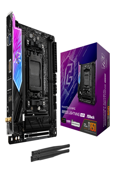 ASRock Phantom Gaming B850I LIGHTNING WIFI - 90-MXBQR0-A0UAYZ