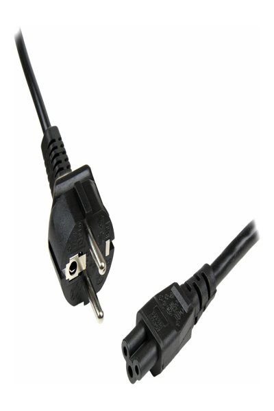 StarTech.com 3m nätsladd för bärbar dator EU Schuko till C5 - 753E-3M-POWER-LEAD