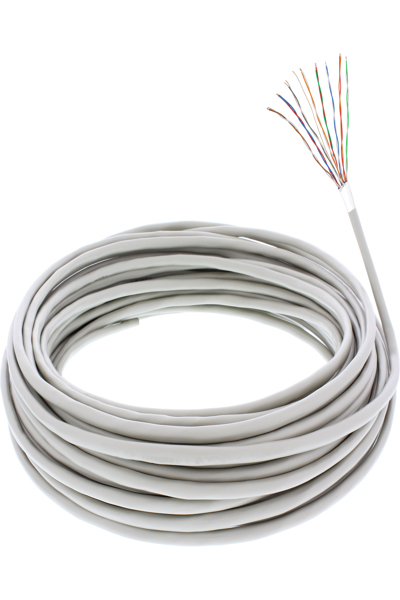 Câble téléphonique en ligne 16 fils, installation solide 8x2x0,6 mm, blindé, 25 m